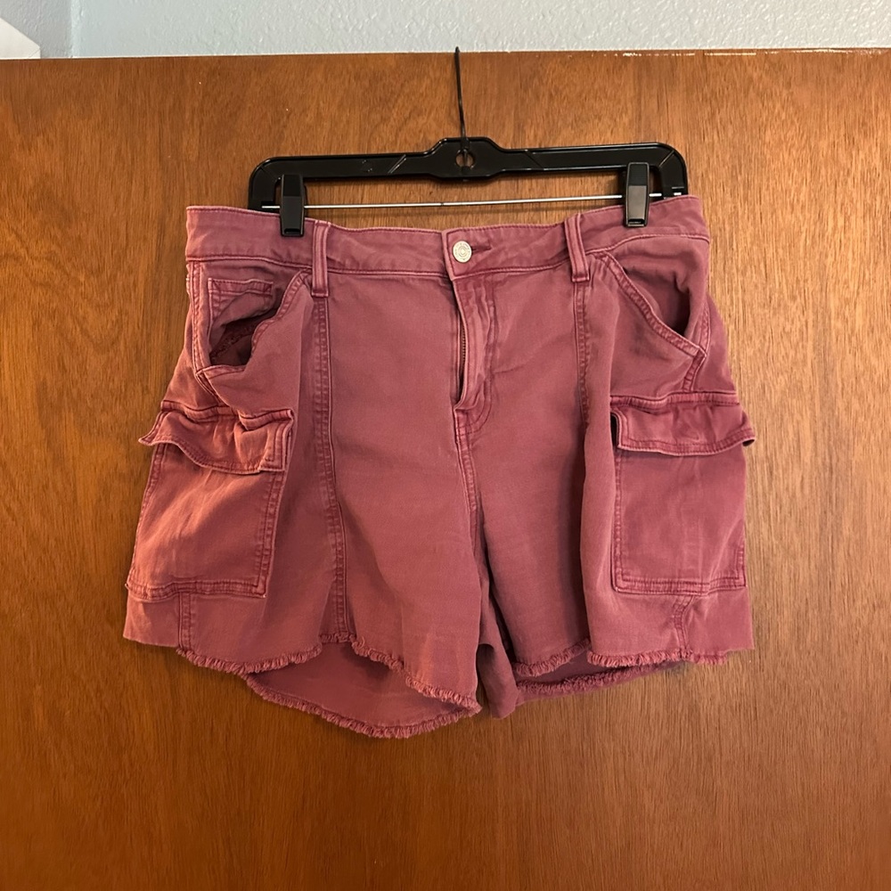 Maurices Women's Cargo Shorts - Dusty Pink